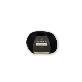 Isager Mulberry Silk - Ink (Black)