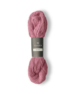 Isager Spinni - 19s (Rose on gray)