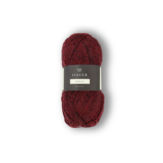 Isager Merilin - 31s Red Dark Heather