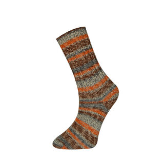 Himalaya Sock - variegated 160-03 Brown/Orange/Grey