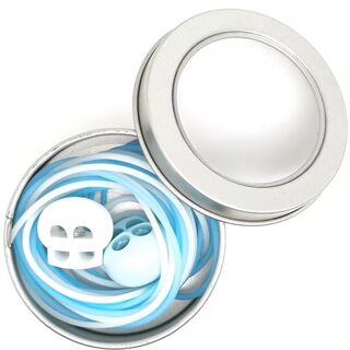 Stitch Holder Cord - White & Powder Blue