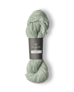 Isager Tvinni - 10s - Light Blue on Gray
