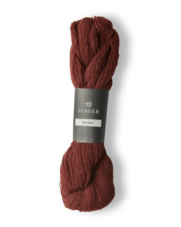 Isager Spinni - 33s Merlot on Grey