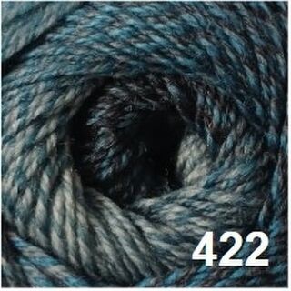 Mandala 4ply - 422 Teals Black
